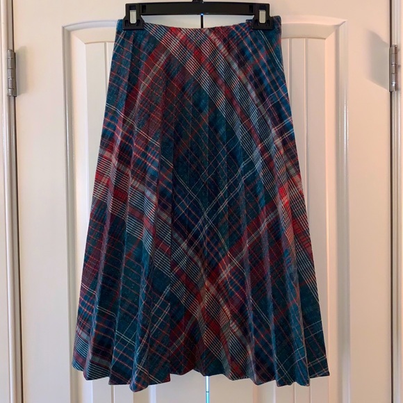 Vintage Dresses & Skirts - VINTAGE Lady Blair A-Line Accordian Skirt